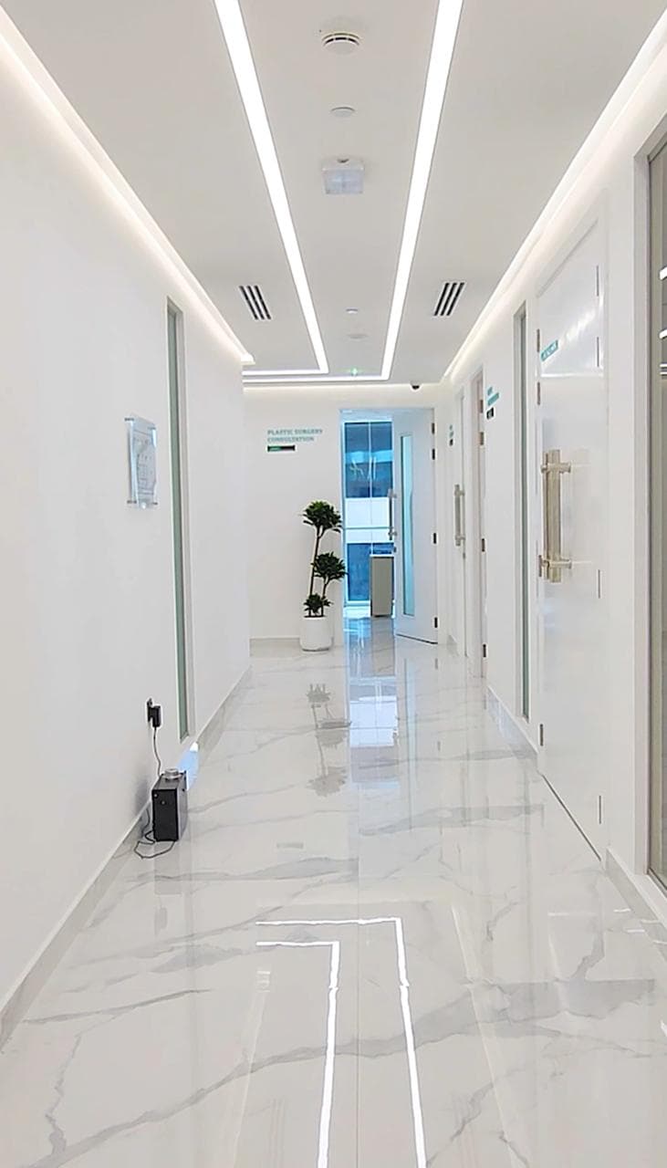 Paradise Dental Clinic serene interior corridor leading to private consultation suites